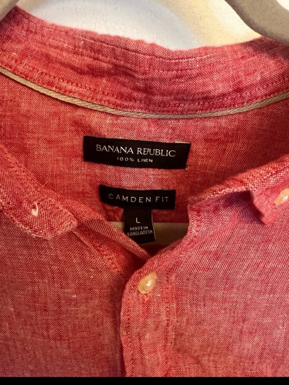 Men’s Bundle (3).Size Large- Banana Republic, Chaps, Outpost Brands -Long Skeeve